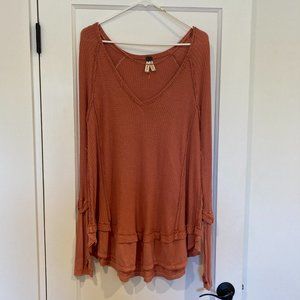 Free People Women's Oversized Long Sleeve Top